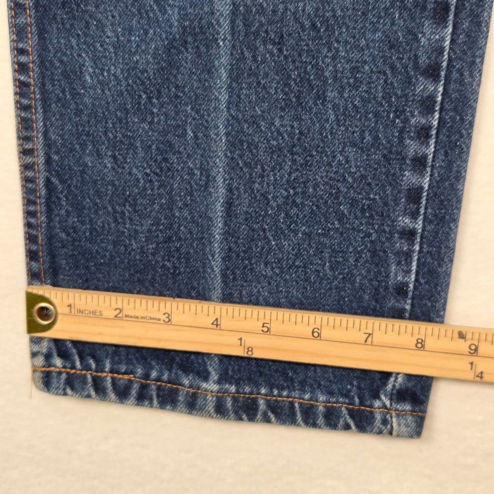 Vtg Y2K Levi's 505 Jeans Mens 36x32 Blue Made in USA Straight Leg Denim 2000 - Picture 15 of 16